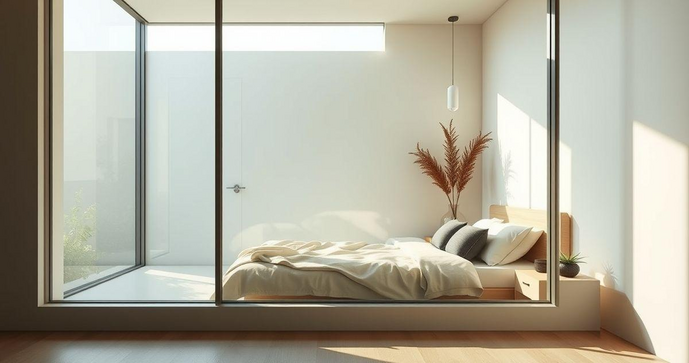 Janela de vidro para quarto: como escolher a ideal para seu espaço
