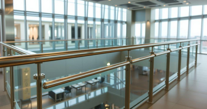 Guarda corpo de inox com vidro: segurança e estilo para seu projeto