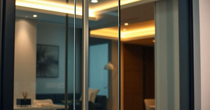 Porta de vidro temperado: praticidade e elegância para sua casa